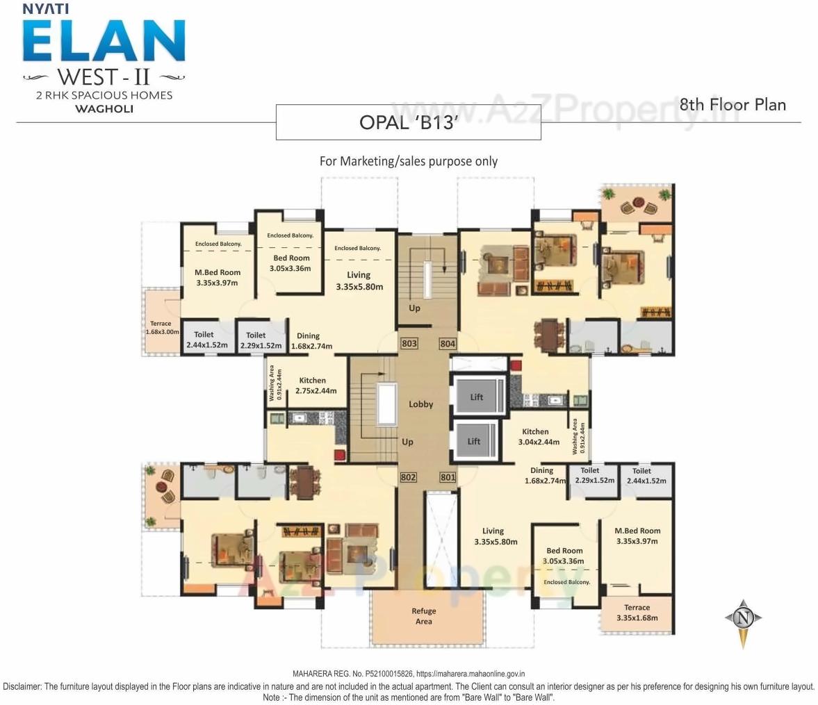 Nyati Elan West Bhk Flats At Wagholi Pune