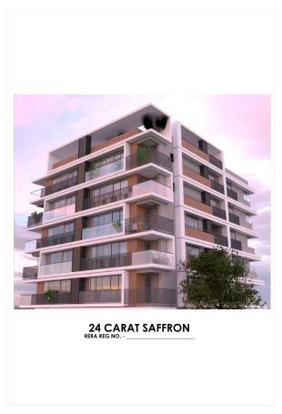 Elevation of real estate project 24 Carat Saffron located at Wadaj, Ahmedabad, Gujarat