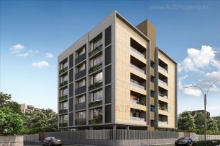 Elevation of real estate project Aaradhya Elegance located at Changispur, Ahmedabad, Gujarat