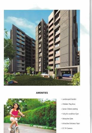 Elevation of real estate project Aashirvad Sky located at Vasna, Ahmedabad, Gujarat