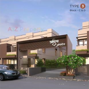 Elevation of real estate project Aditya Bungalows located at Ahmedabad, Ahmedabad, Gujarat