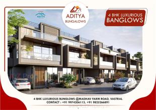 Elevation of real estate project Aditya Bungalows located at Vastral, Ahmedabad, Gujarat