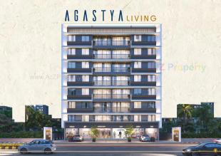 Elevation of real estate project Agastya Living located at Kathwada, Ahmedabad, Gujarat