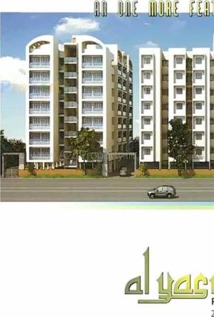 Elevation of real estate project Al Yasrab Residency located at Sarkhej, Ahmedabad, Gujarat