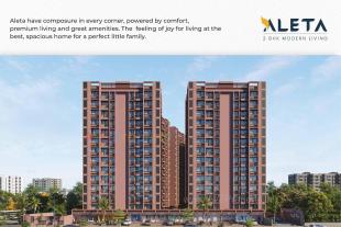 Elevation of real estate project Aleta located at Jagatpur, Ahmedabad, Gujarat