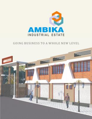 Elevation of real estate project Ambica Industrial Estate located at Odhav, Ahmedabad, Gujarat