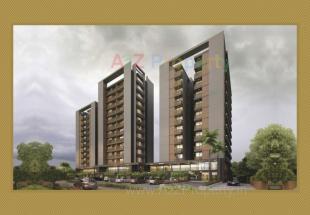 Elevation of real estate project Anand Sapphire located at Gota, Ahmedabad, Gujarat