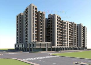 Elevation of real estate project Anand Skylyf located at Chandkhed, Ahmedabad, Gujarat