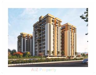 Elevation of real estate project Antilia One located at Ghatlodia, Ahmedabad, Gujarat