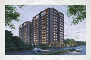 Elevation of real estate project Apricus located at Shilaj, Ahmedabad, Gujarat
