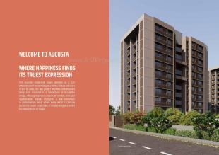 Elevation of real estate project Augusta located at Tragad, Ahmedabad, Gujarat