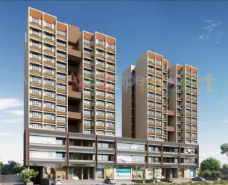 Elevation of real estate project Basil Skyline located at Tragad, Ahmedabad, Gujarat