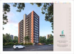 Elevation of real estate project Beryl Crystal located at Sola, Ahmedabad, Gujarat