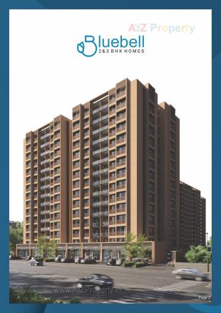 Elevation of real estate project Blue Bell located at Jagatpur, Ahmedabad, Gujarat