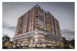 Elevation of real estate project Blue Water located at Makarba, Ahmedabad, Gujarat