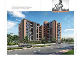 Elevation of real estate project Dev Parivesh located at Kali, Ahmedabad, Gujarat