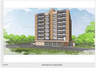 Elevation of real estate project Dhananjay Elegance located at Wadaj, Ahmedabad, Gujarat