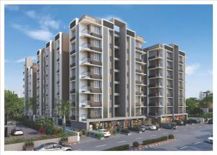 Elevation of real estate project Dharti Saket located at Chenpur, Ahmedabad, Gujarat