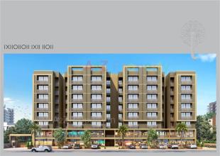 Elevation of real estate project Elenza Greens located at Ghuma, Ahmedabad, Gujarat