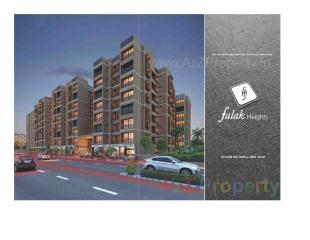 Elevation of real estate project Falak Heights located at Rakhial, Ahmedabad, Gujarat