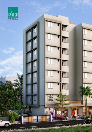 Elevation of real estate project Ganesh Vatika located at Chenpur, Ahmedabad, Gujarat