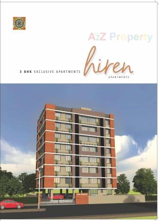 Elevation of real estate project Hiren Apartments located at Ahmedabad, Ahmedabad, Gujarat