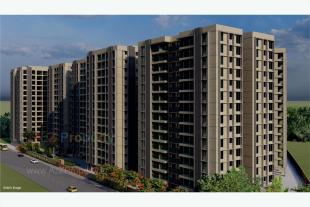 Elevation of real estate project Indraprasth Saptak located at Vadaj, Ahmedabad, Gujarat