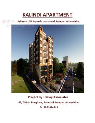 Elevation of real estate project Jai Kalindi Apprtment located at Danilimda, Ahmedabad, Gujarat