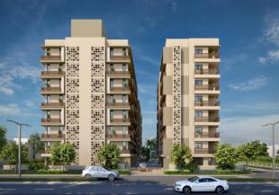 Elevation of real estate project Jaldeep Icon located at Makarba, Ahmedabad, Gujarat