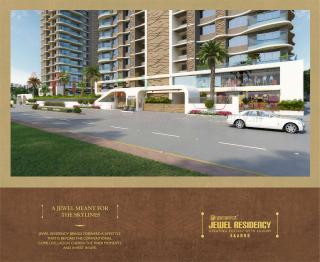 Elevation of real estate project Jewel Residency located at Ambli, Ahmedabad, Gujarat
