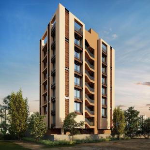 Elevation of real estate project Kashyap Apartment Vibhag located at Rajpur--hirpur, Ahmedabad, Gujarat