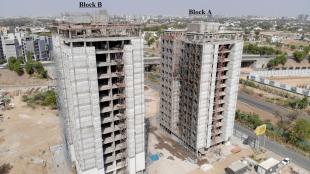 Elevation of real estate project Kaveri Kadamb located at Shilaj, Ahmedabad, Gujarat