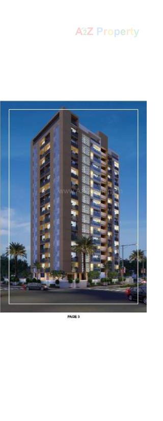 Elevation of real estate project Kraft Ananta Apartment located at City, Ahmedabad, Gujarat