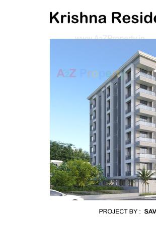 Elevation of real estate project Krishna Residency located at Vastral, Ahmedabad, Gujarat