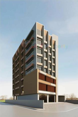 Elevation of real estate project Kshitij Aria located at Shekhpur, Ahmedabad, Gujarat