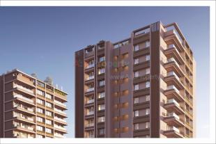 Elevation of real estate project Laurels located at Kochrab, Ahmedabad, Gujarat