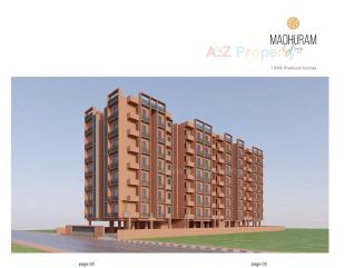 Elevation of real estate project Madhuram Glory located at Chandkheda, Ahmedabad, Gujarat