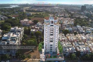 Elevation of real estate project Maitri Tower located at Motera, Ahmedabad, Gujarat
