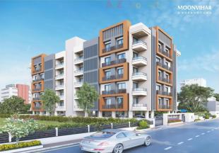 Elevation of real estate project Moonvihar Flats located at Shekhpur-khanpur, Ahmedabad, Gujarat