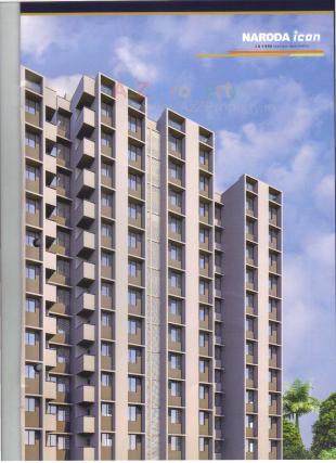 Elevation of real estate project Naroda Icon located at Muthia, Ahmedabad, Gujarat