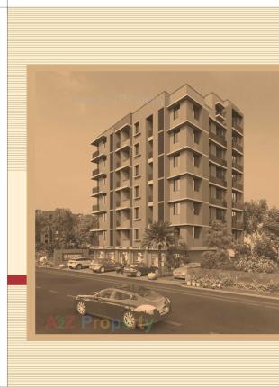 Elevation of real estate project Om Residency located at Vastral, Ahmedabad, Gujarat