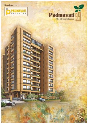 Elevation of real estate project Padmavati located at Bopal, Ahmedabad, Gujarat