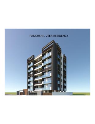 Elevation of real estate project Panchshil Veer Residency located at Thaltej, Ahmedabad, Gujarat