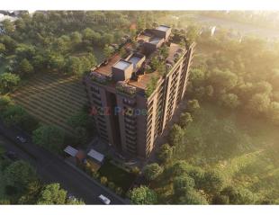 Elevation of real estate project Parisar 80 located at Bopal, Ahmedabad, Gujarat