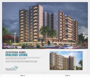 Elevation of real estate project Pious Sky located at Sabarmati, Ahmedabad, Gujarat