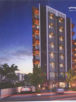 Elevation of real estate project Pushpam Flora located at Chiloda, Ahmedabad, Gujarat