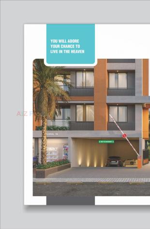 Elevation of real estate project Pushpam Heights located at Laxmipura, Ahmedabad, Gujarat
