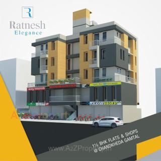 Elevation of real estate project Ratnesh Elegance located at Chandkheda, Ahmedabad, Gujarat