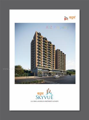 Elevation of real estate project Rudram Skyvue located at Gota, Ahmedabad, Gujarat