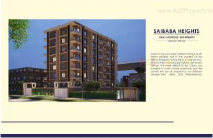 Elevation of real estate project Saibaba Heights located at Wadaj, Ahmedabad, Gujarat